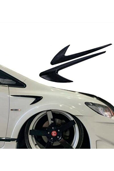 MeyZone Esnek Tampon Çamurluk Izgara Venti Body Kit Parlak Siyah Piano Black (SAĞ-SOL)