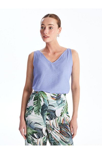 LC Waikiki LCW Women's V-Neck Blouse - Straight Cut