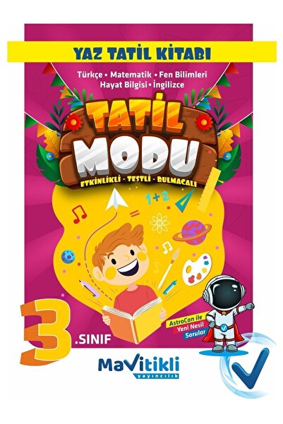 Mavitikli Yayıncılık Mavitikli Yayınları 3.sınıf Yaz Tatil Kitabı