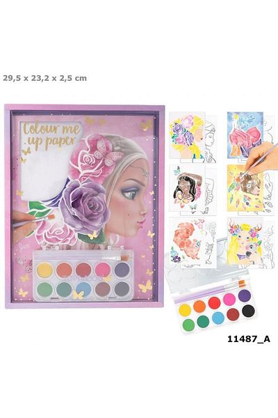 Top Model by Depesche Σετ σημειωματάριων ακουαρέλας Color Me Up 11487