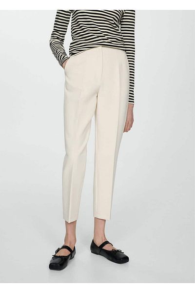 MANGO Woman Battery Detailed Trousers
