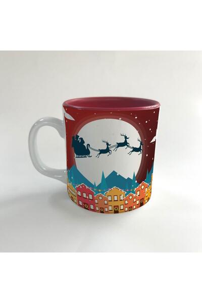 Kırtasiye Ofisi كأس رأس السنة الجديدة متعدد الألوان مطبوع عليه مزلقة ورنة لرأ...