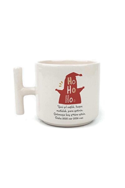 Kırtasiye Ofisi كأس عيد الميلاد بمقبض أبيض مطبوع عليه عبارة "Let You Go