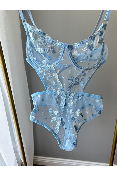 dem merys Heart Brode Bodysuit (Σετ εσωρούχων)