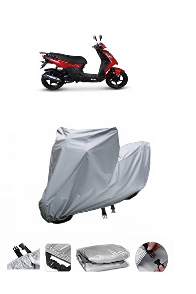 BODYGARD Sym Orbit II 50 - مشمع دراجة نارية، لا يتوافق مع الظهر