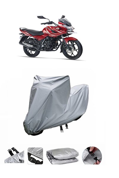 BODYGARD Bajaj Discover 150 F - مشمع دراجة نارية سميك للغاية وحقيبة خلفية متو...