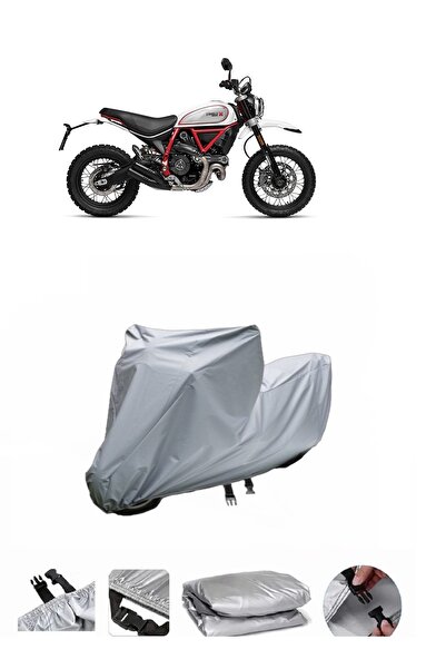 BODYGARD Ducati Scrambler Desert Sled - دراجة نارية سميكة للغاية مع حقيبة خلفية