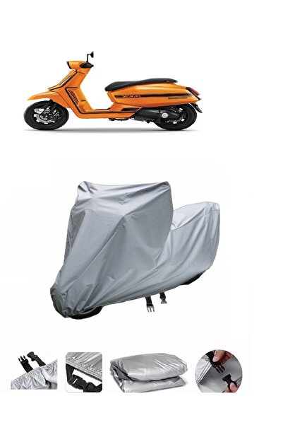 BODYGARD Lambretta X300 - مقياس الدراجات النارية السميك للغاية والخلفي