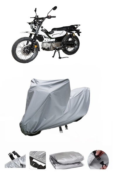 BODYGARD Altai Tank X125 - مشمع دراجة نارية سميك للغاية ومطابق للحقيبة الخلفية