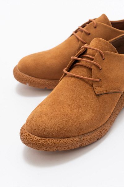 Gate29 Lace-up Cold-Proof Short Boots Winter Non-Slip Sole Mother Shoes Gate29 Justin-tan Suede