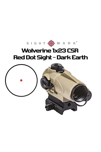 SIGHTMARK Wolverine 1x23 Csr Red Dot Dark Earth Nişangah