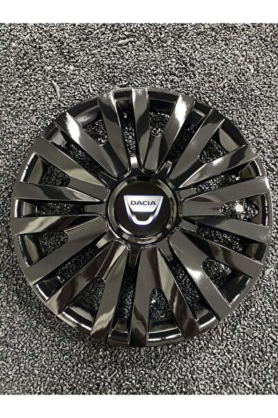 YILAPJANT Dacia 14" Inç Inç Kırılmaz Jant Kapağı 4 Adet Siyah