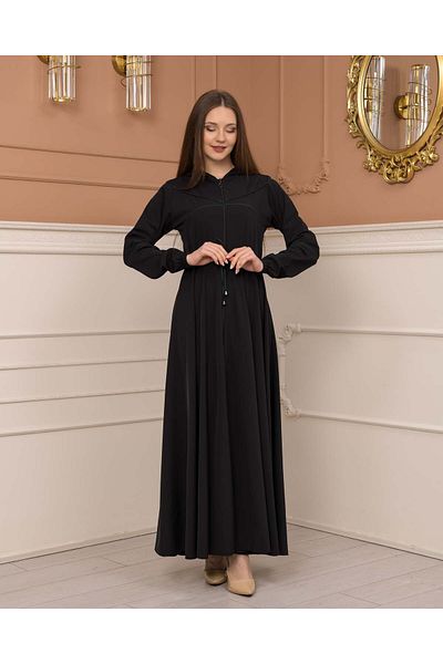 Modamix حذاء نسائي بغطاء للرأس وحزام Prada Hijab Ferace 605
