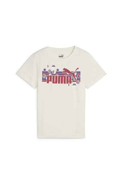 Puma ESS+ Summer Camp Kids T-Shirt - Ecru 67927387