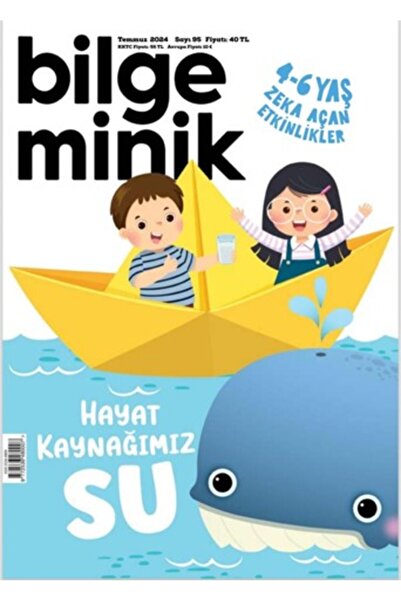 Ketebe Yayınları Bilge Minik Dergi Temmuz 2024 (3-6 yaş)