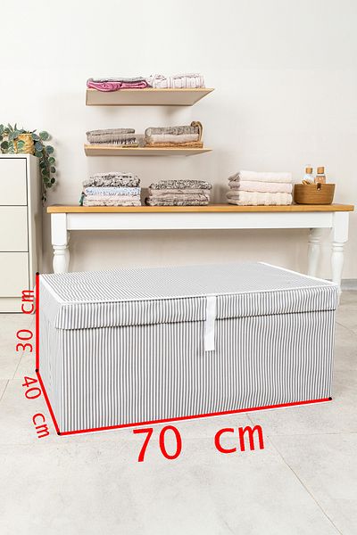 Emofom Mega Plus 70X40X30 cm Box - Multi-Purpose Organizer, Pillow and Clothing Storage