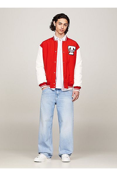 Tommy Jeans سترة رجالية حمراء DM0DM18702XL