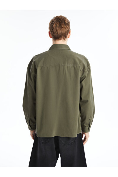 LC Waikiki Ανδρικό πουκάμισο Gabardine - Άνετη εφαρμογή, μακρυμάνικο