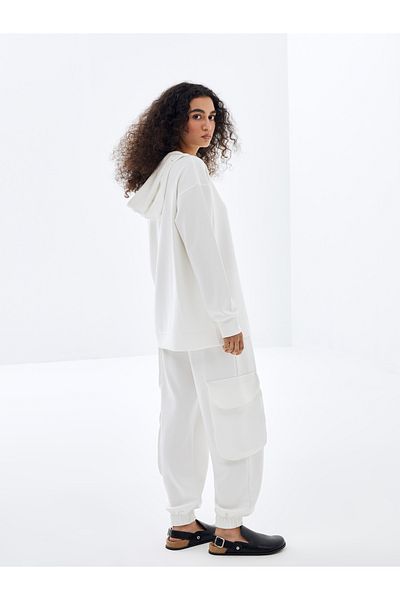LC Waikiki Γυναικείο Jogger Sweatpants - Straight Cut με ελαστική μέση
