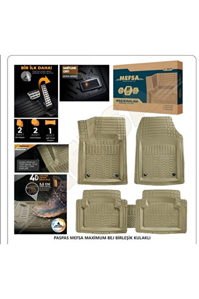Trend Auto KREM PASPAS UNİVERSAL BEJ PASPAS BİNEK SEDAN SUV 4×4 UYUMLU