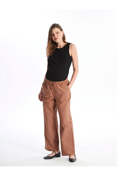LC Waikiki Umstandshose mit weitem Bein und elastischer Taille