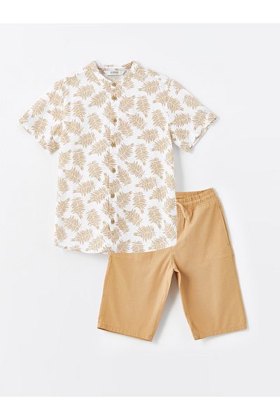LC Waikiki Judge Collar Boy's Shirt and Shorts