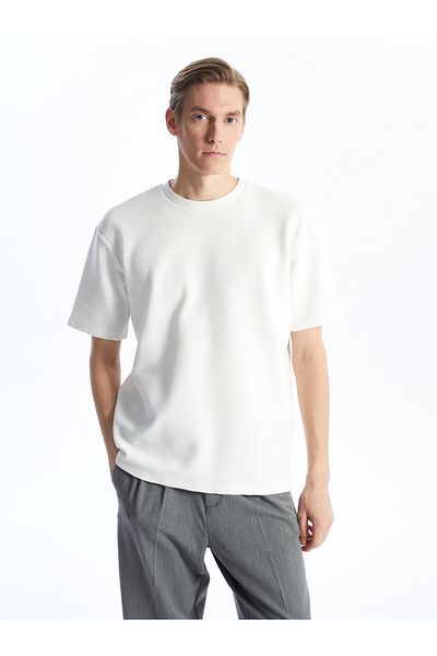 LC Waikiki Kurzärmliges Herren-T-Shirt mit Rundhalsausschnitt