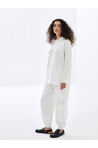 LC Waikiki Γυναικείο Jogger Sweatpants - Straight Cut με ελαστική μέση