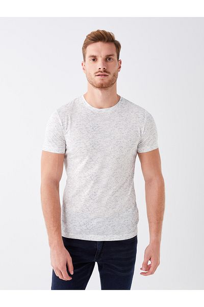 LC Waikiki Kurzärmliges Rundhals-T-Shirt für Herren