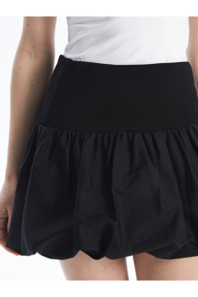 LC Waikiki Poplin női ballon szoknya - elasztikus derék