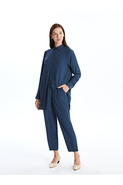 LC Waikiki Kadın Beli Lastikli Düz Pantolon