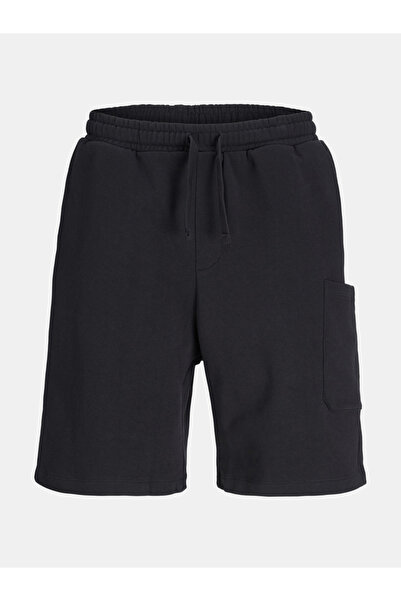 Jack & Jones Solid Sweat Shorts with Patch Pocket