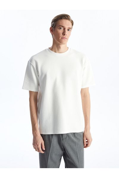 LC Waikiki Kurzärmliges Herren-T-Shirt mit Rundhalsausschnitt