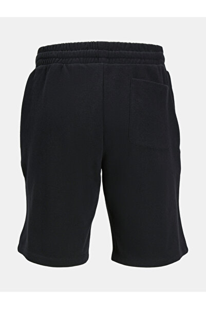 Jack & Jones Logo Print Sweat Shorts with Drawstring Waistband
