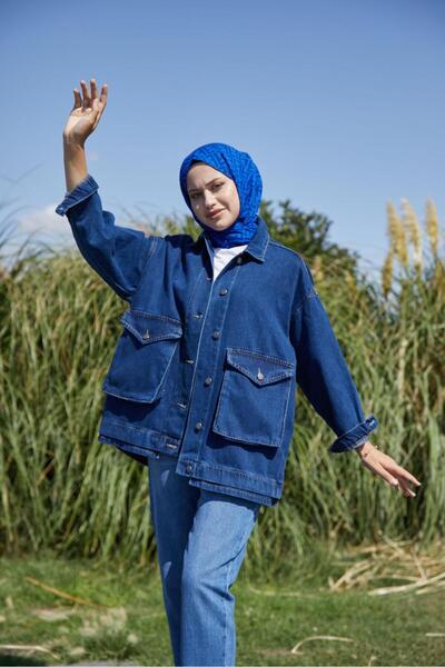 ENZİM JEANS Jachetă de blugi pentru femei - Design confortabil și elegant