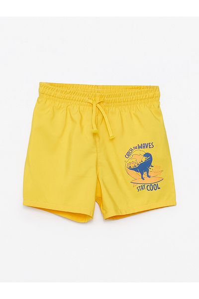 LC Waikiki Printed Elastic Waist Swim Shorts for Baby Boy