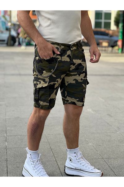 rvs moda Camouflage Shorts