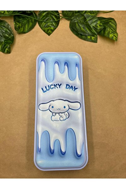 Meyra Accessories Suport pentru stilouri cu două compartimente Sanrio Kawaii și Dinosaur, cu suprafață dură, cu cu imprimeu locuri pentru stilouri - Cadou pentru preșcolar