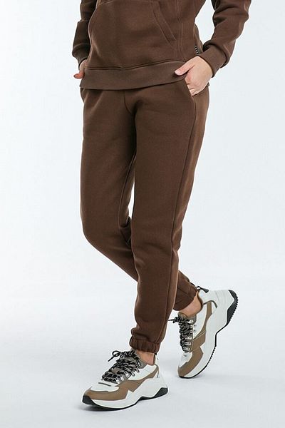BayBayan Ανδρικό Jogger Sweatpants - Καφέ, Ευέλικτο και Εσωτερικά Βαμβακερό
