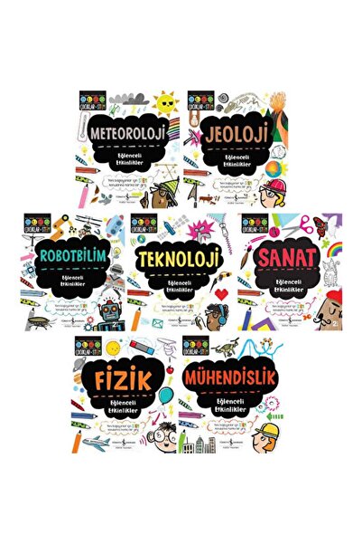 TÜRKİYE İŞ BANKASI KÜLTÜR YAYINLARI YENİ-Eğlenceli Etkinlikler 7 Kitap Set St...