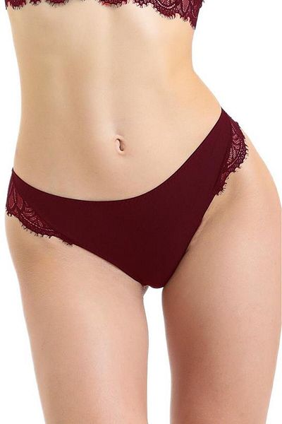 JENSCA Claret Red Tassel Lace Magic Form String εσώρουχα 185
