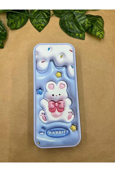 Meyra Accessories Sanrio Kawaii and Dinosaur Double Chamber Hard Surface Printed Pen Holder - Preschool Gift