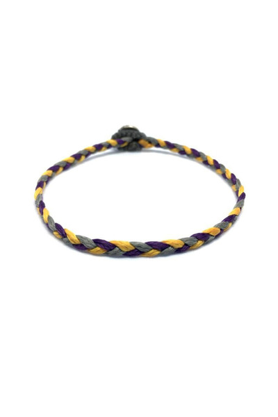 tbek Unisex Multicolor Handmade Knitted Bracelet in Summer Colors