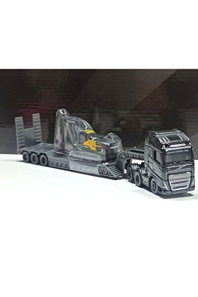 Maisto 1:87 Volvo Fh 16 With Volvo Ec 220 E Excavatör With Bucket (mini BOY) ...