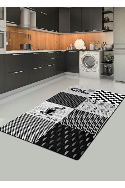 Ardizayn Kitchen, Dijital Baskılı, Organik Pamuk Dokuma Taban, Antialerjik Mu...