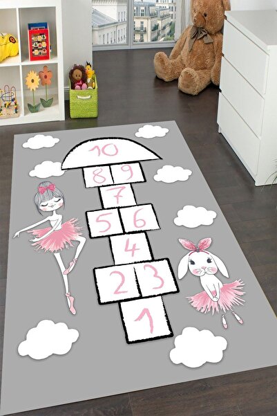 YTR HOME Makinede Yıkanabilir Kaymaz Taban Leke Tutmaz Eğitici Bebek Ve Çocuk...