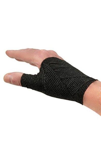 iron medical Siyah Kendinden Yapışkanlı Bandaj Koban 5cmx4.5m