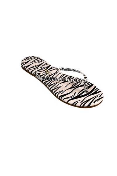 Tkees Γυναικείες σαγιονάρες με σχέδιο Zebra