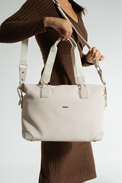 Just Polo Kadın Büyük Boy Spor Model Valiz Boy Uzun Askılı El & Omuz Çantası ...