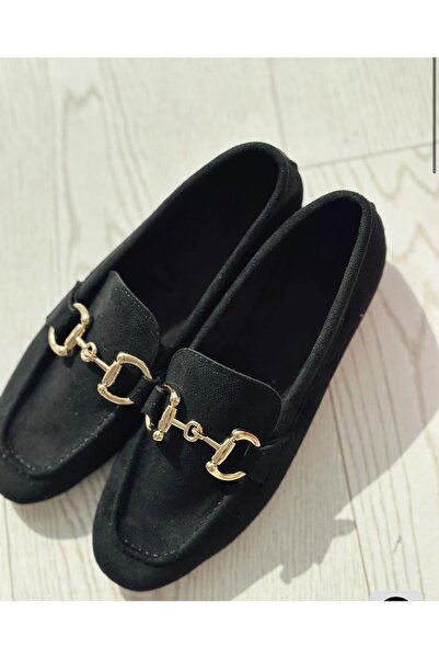 MYVOLANTE Crne Antilop ženske Baletanke cipele